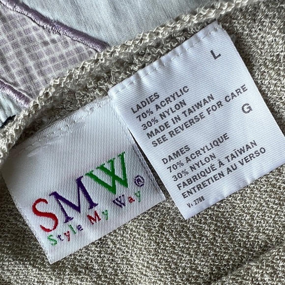 Vintage Style My Way Womens Cream Cozycore Softgirl Crochet Knit Top Small - Picture 8 of 8